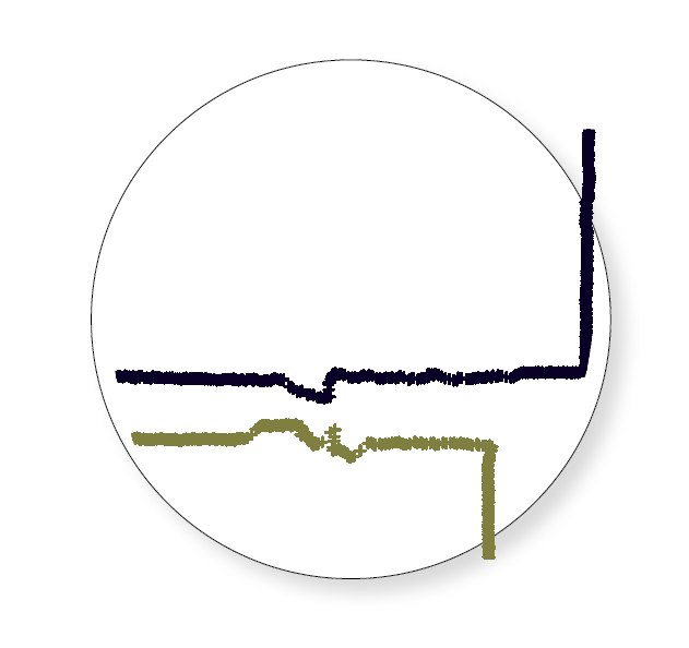 Detail der Türlaibung im Scan